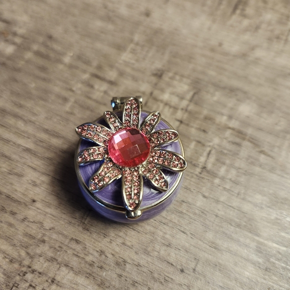 Papyrus mini jewelry box with crystals purple - Picture 3 of 3